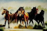 unknow artist, Horses 045